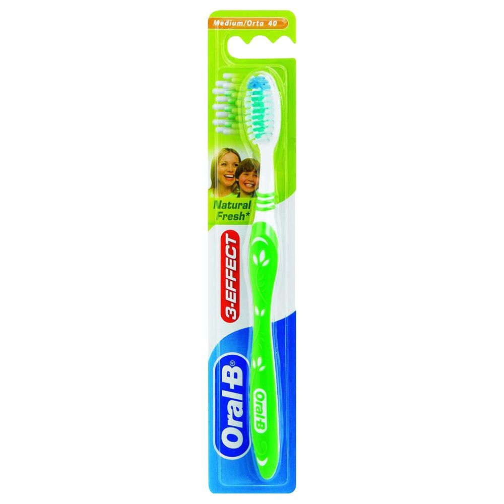 Oral B 3-Effect Natural Fresh, 40, Medium