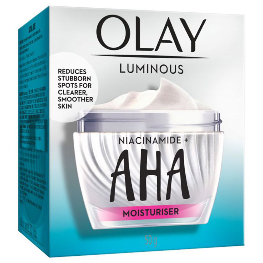 Olay - Luminous Niacinamide & AHA Face Cream Moisturizer 50g