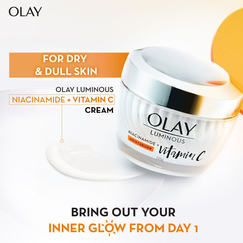 Olay - Luminous Niacinamide & Face Cream Moisturizer 50g