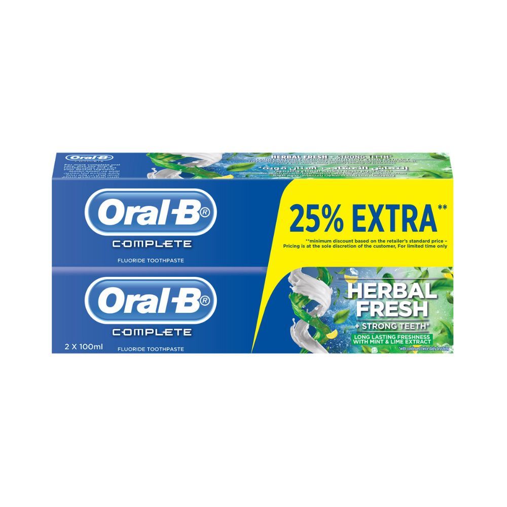 Oral B - Complete Herbal Fresh - Pack of 2