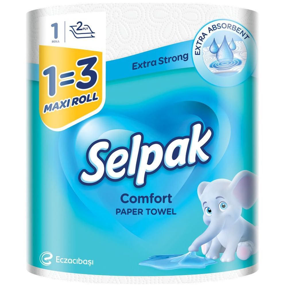 Selpak - Kitchen Towel Comfort Maxi 1=3 Single Roll