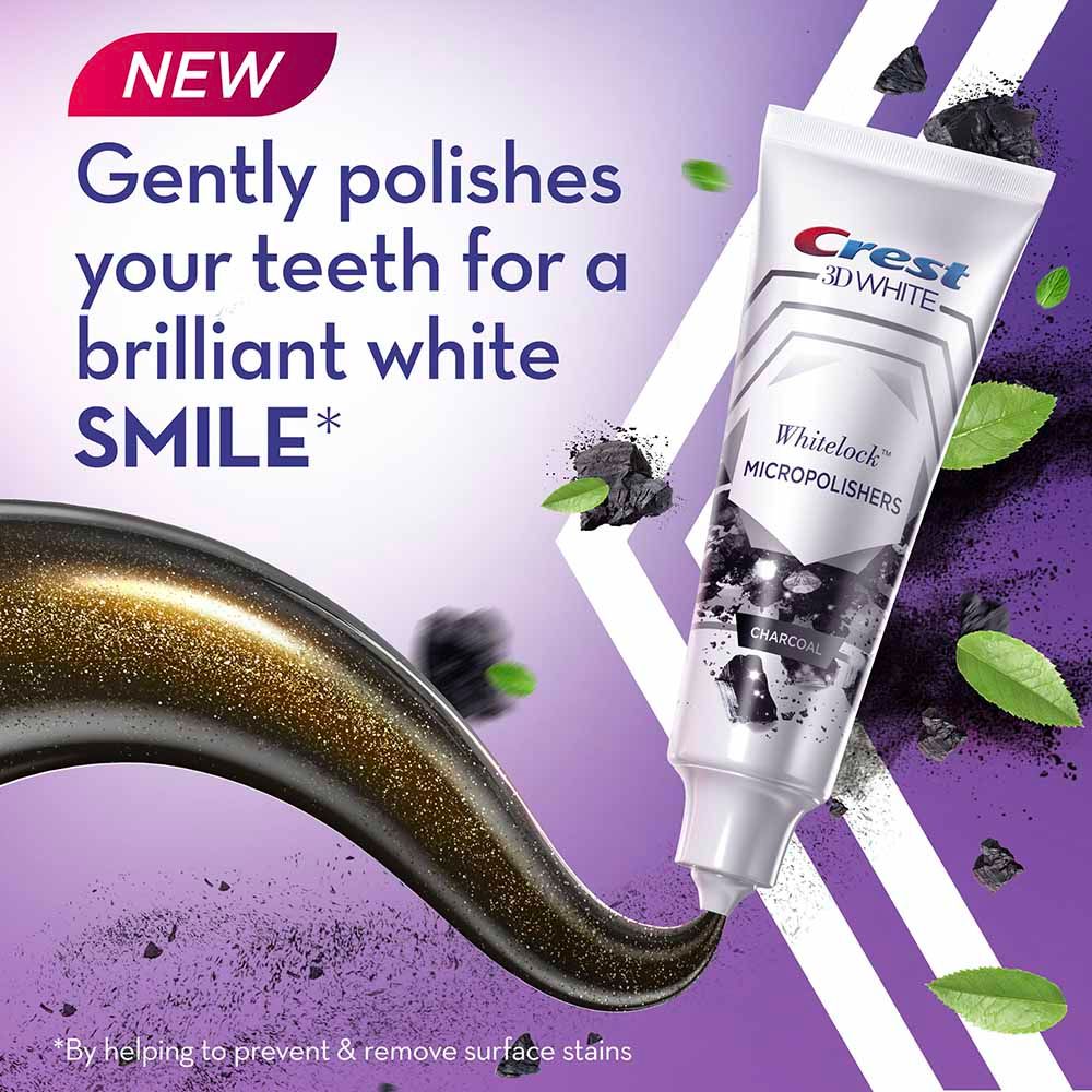 Crest - 3D White Toothpaste W/ Charcoal