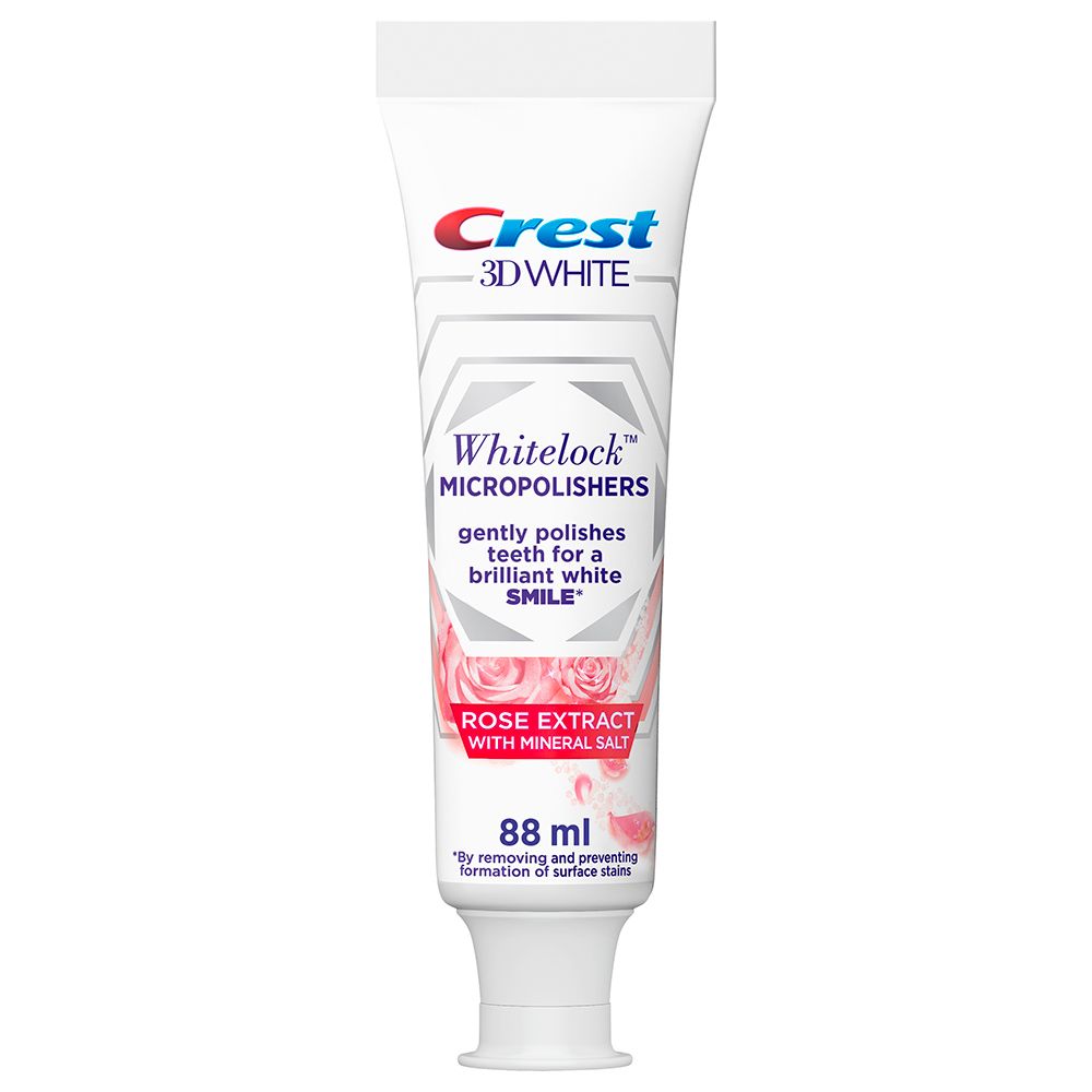 Crest - 3D White Toothpaste W/ Rose Extract