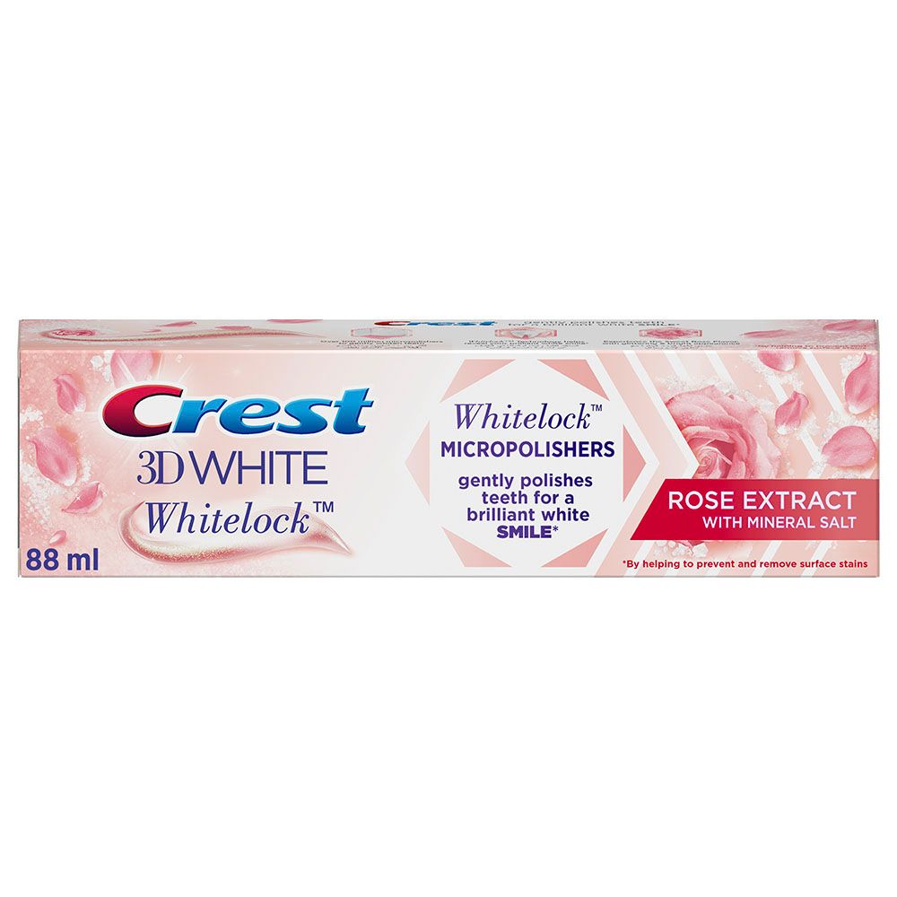 Crest - 3D White Toothpaste W/ Rose Extract