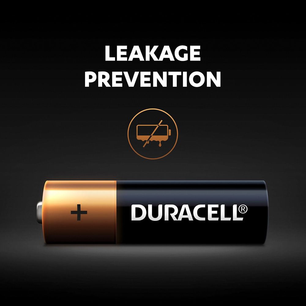 Duracell - Type AA Alkaline Batteries Pack of 8