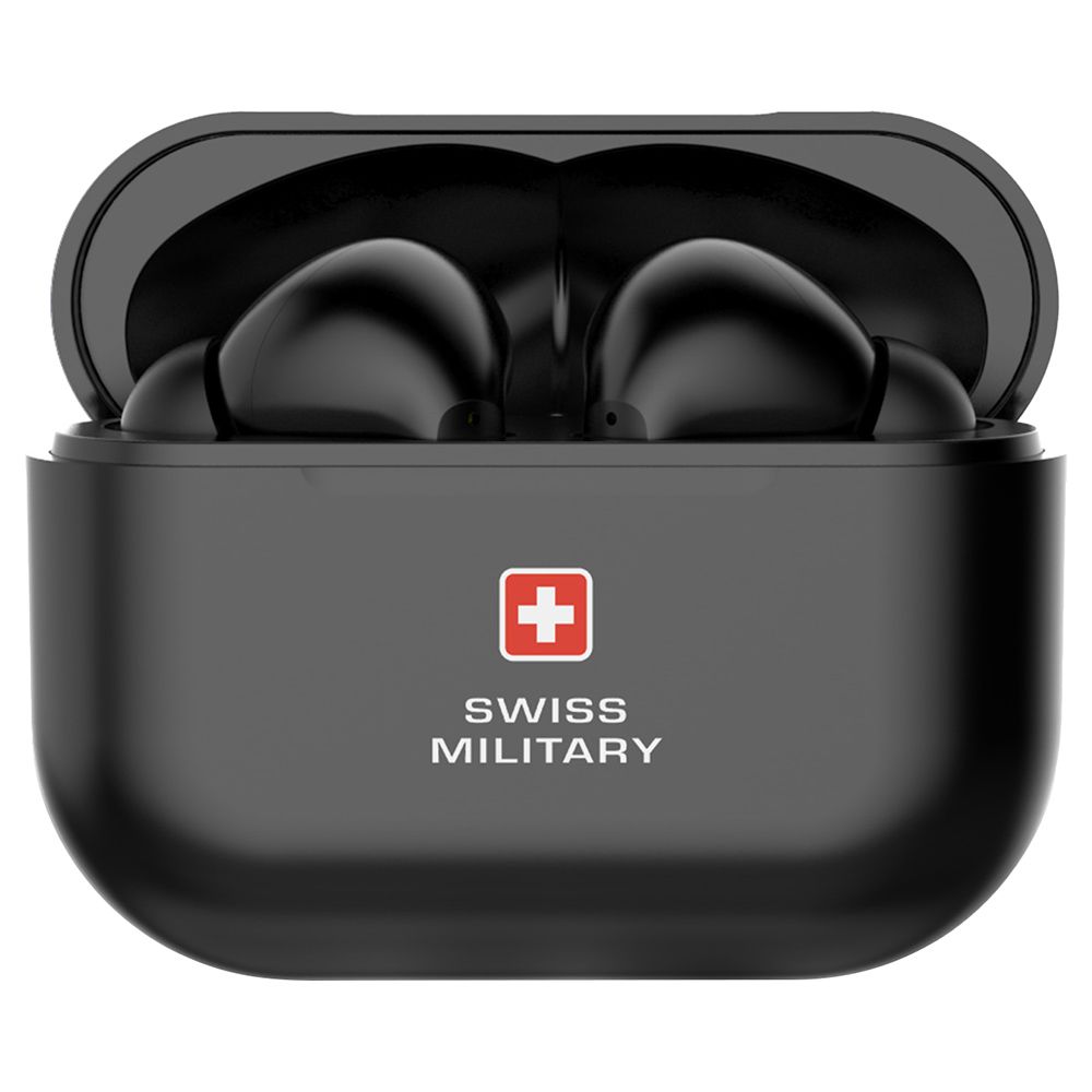 Swiss Military - Delta True Wireless Earbuds - Black