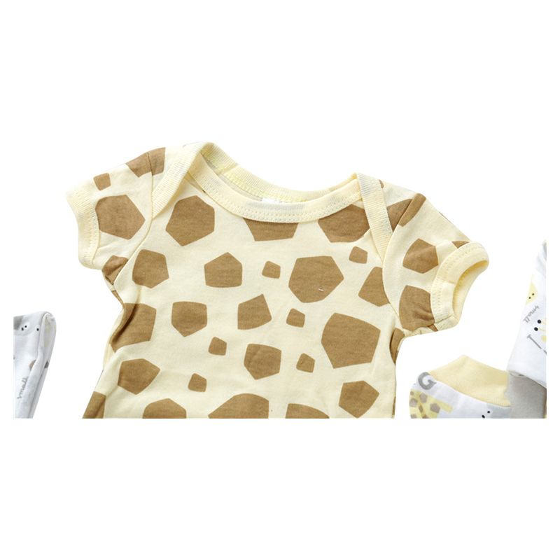 TheMadeonEarth - 5pcs Big The Giraffe Newborn Set - Yellow