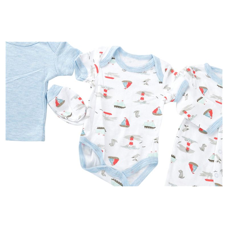 TheMadeonEarth - 8pcs Pepe The Sailorman Newborn Set - Blue