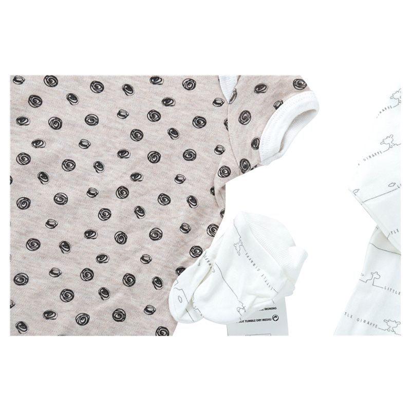 TheMadeonEarth - 5pcs Bubbles Newborn Set - White