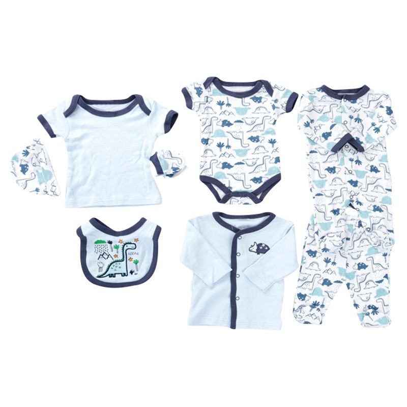 TheMadeonEarth - 8pcs Junior Dino Newborn Set - Blue