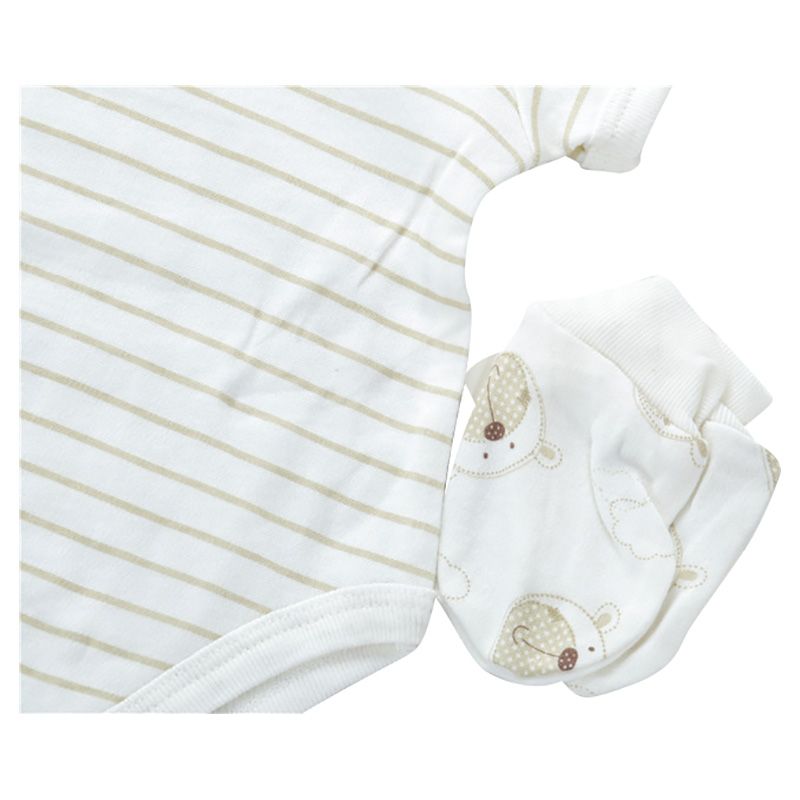 TheMadeonEarth - 5pcs Baloo The Bear Newborn Set - White