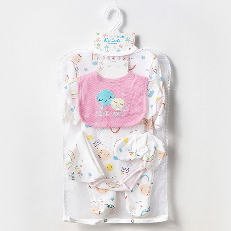 Themadeonearth - Organic New Born Set - Rainbow