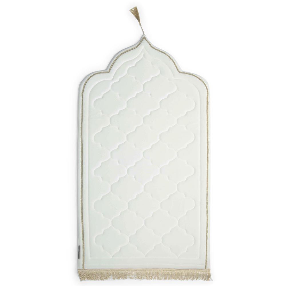 The Modest Company - Velvet Foam Prayer Mat - Pearl White