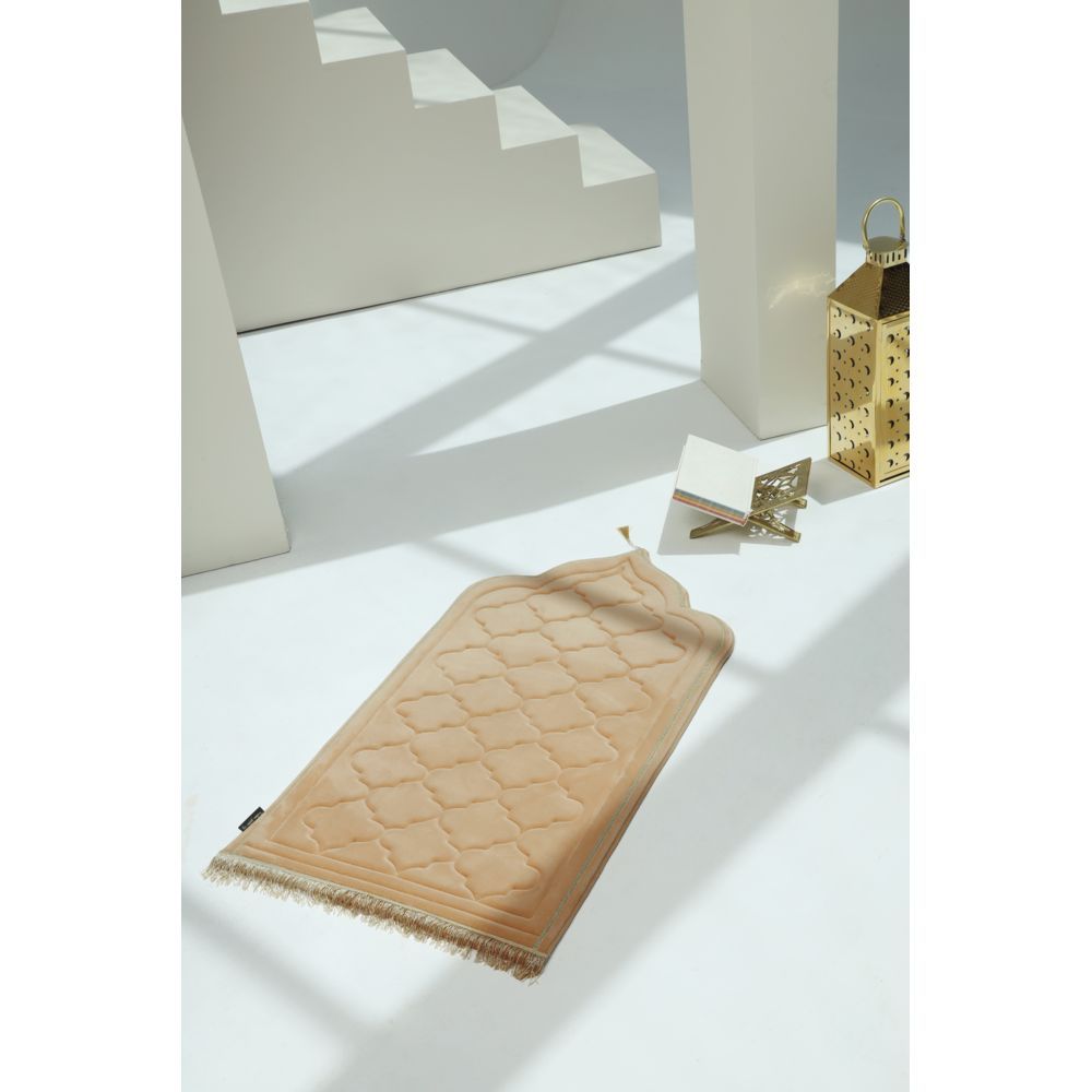 The Modest Company - Velvet Foam Prayer Mat - Honey