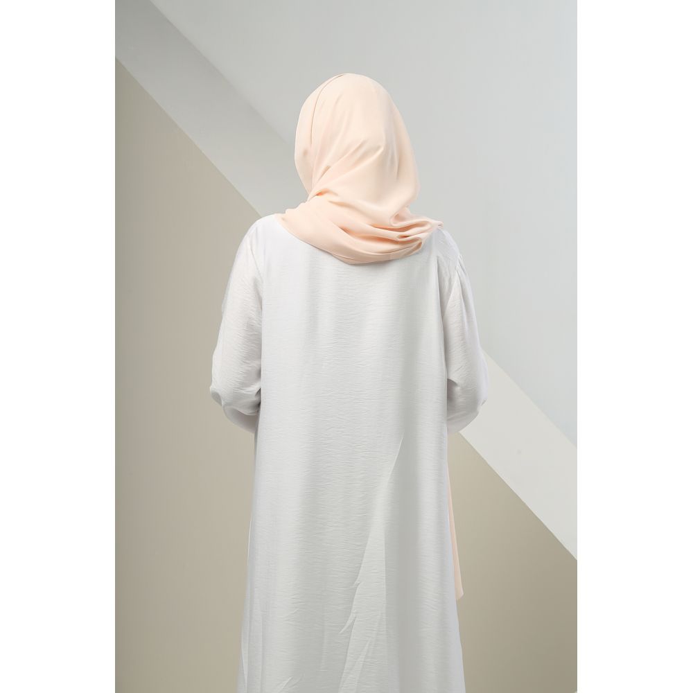 The Modest Company - Sheila Madina Silk Hijab - Peach - XXL