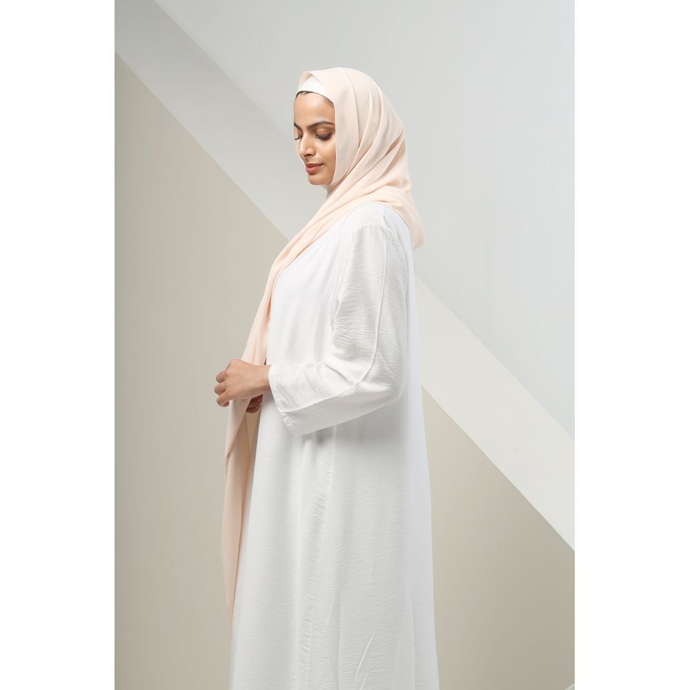 The Modest Company - Sheila Madina Silk Hijab - Peach - XXL