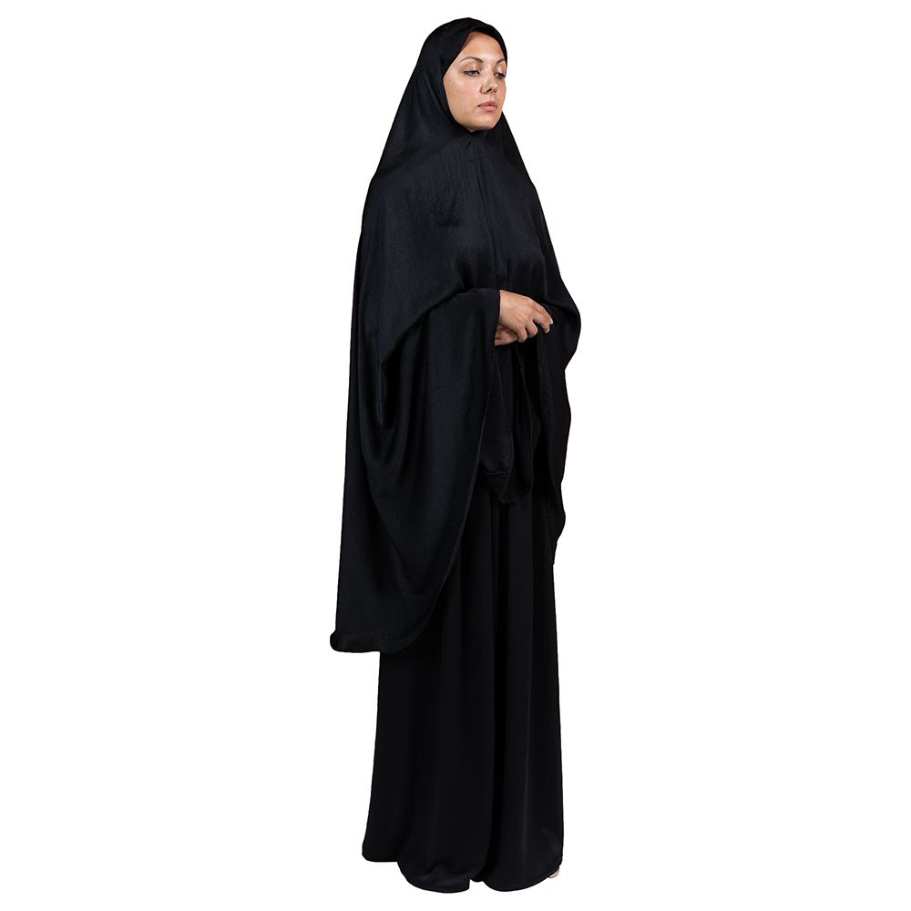 The Modest Company - Khimar Dress - Ultra Black