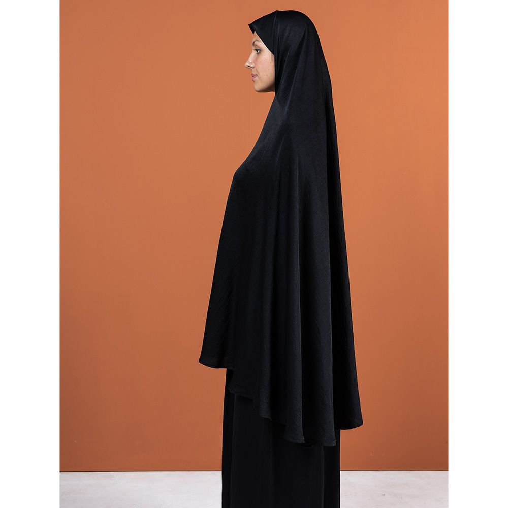 The Modest Company - Khimar Dress - Ultra Black