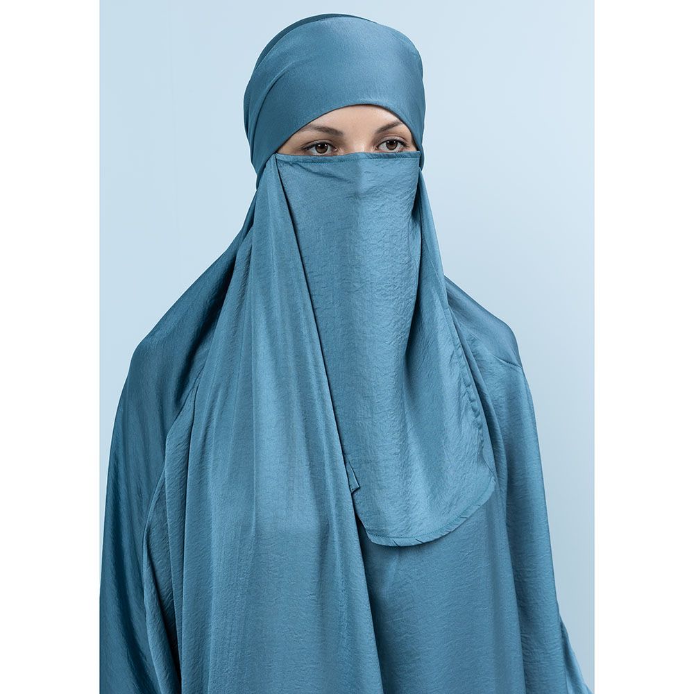 The Modest Company - The French Jilbab Dress - Ice Queen Blue