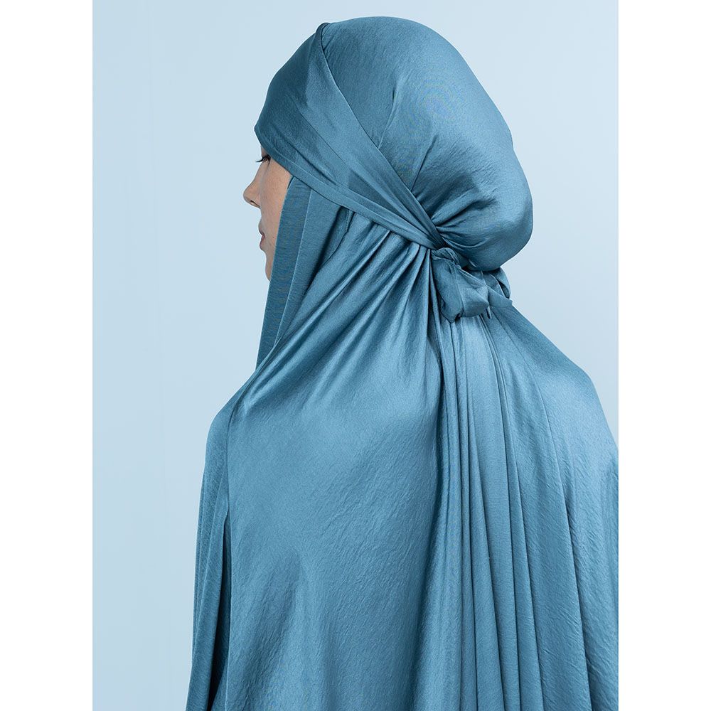 The Modest Company - The French Jilbab Dress - Ice Queen Blue