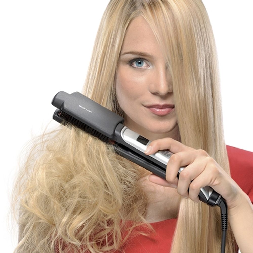 Valera Super Brush & Shine Combined System Hair Straightener