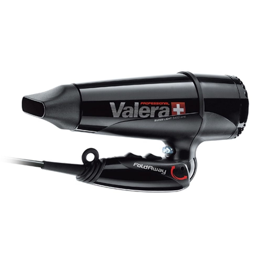 Valera SL 5400T Fold Away Ionic Black Hair Dryer - Swiss, 2000 W