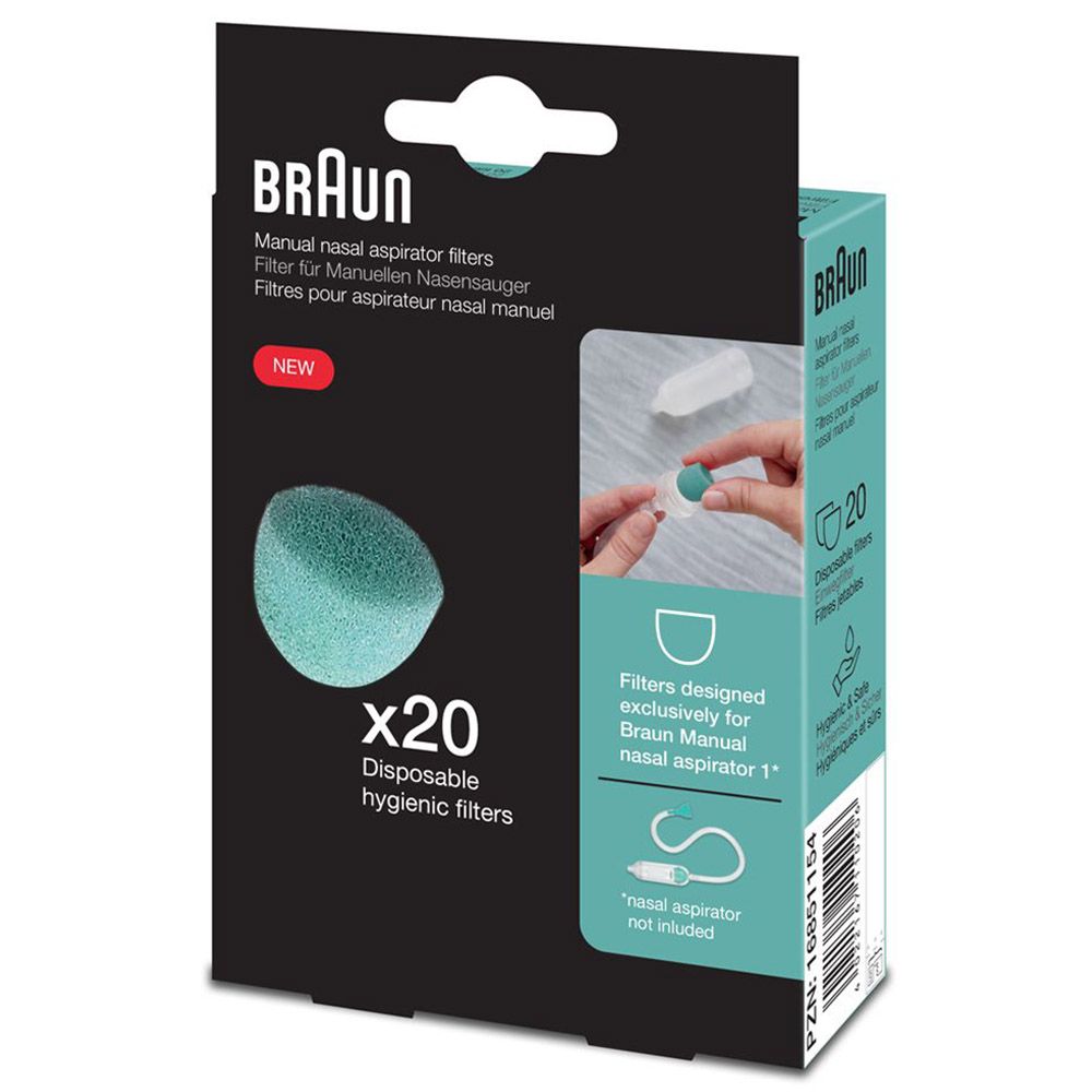 Braun - Manual Nasal Aspirator Refills Only - 20pcs