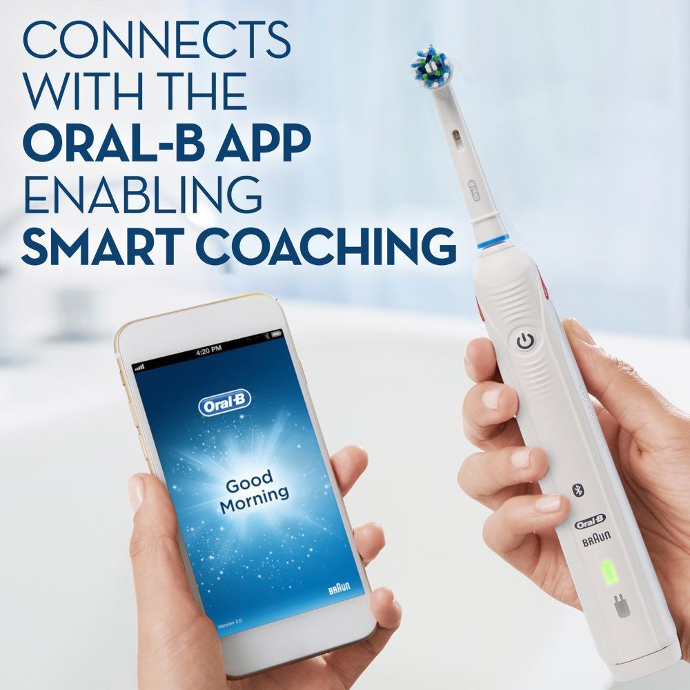 Oral B Smart 6 6000N Rechargeable Toothbrush + Travel Case