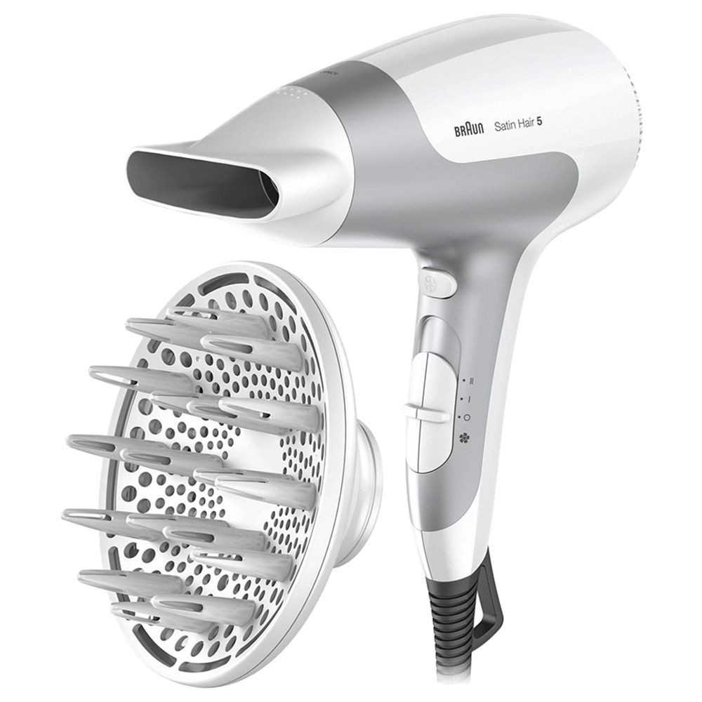 Braun - Satin Hair 5 Hair Dryer 2500W - White - HD585