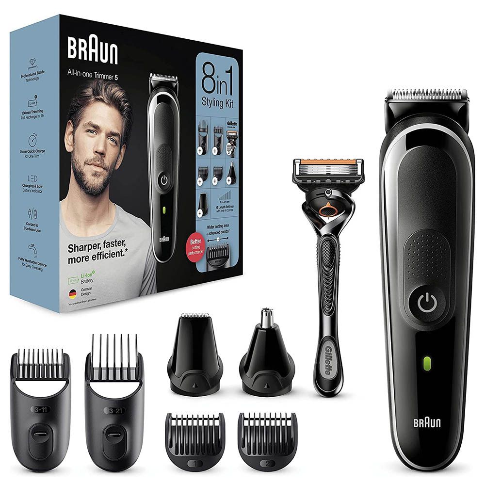 Braun - MGK5260 8-In-1 Trimmer w/ 6 Attachments