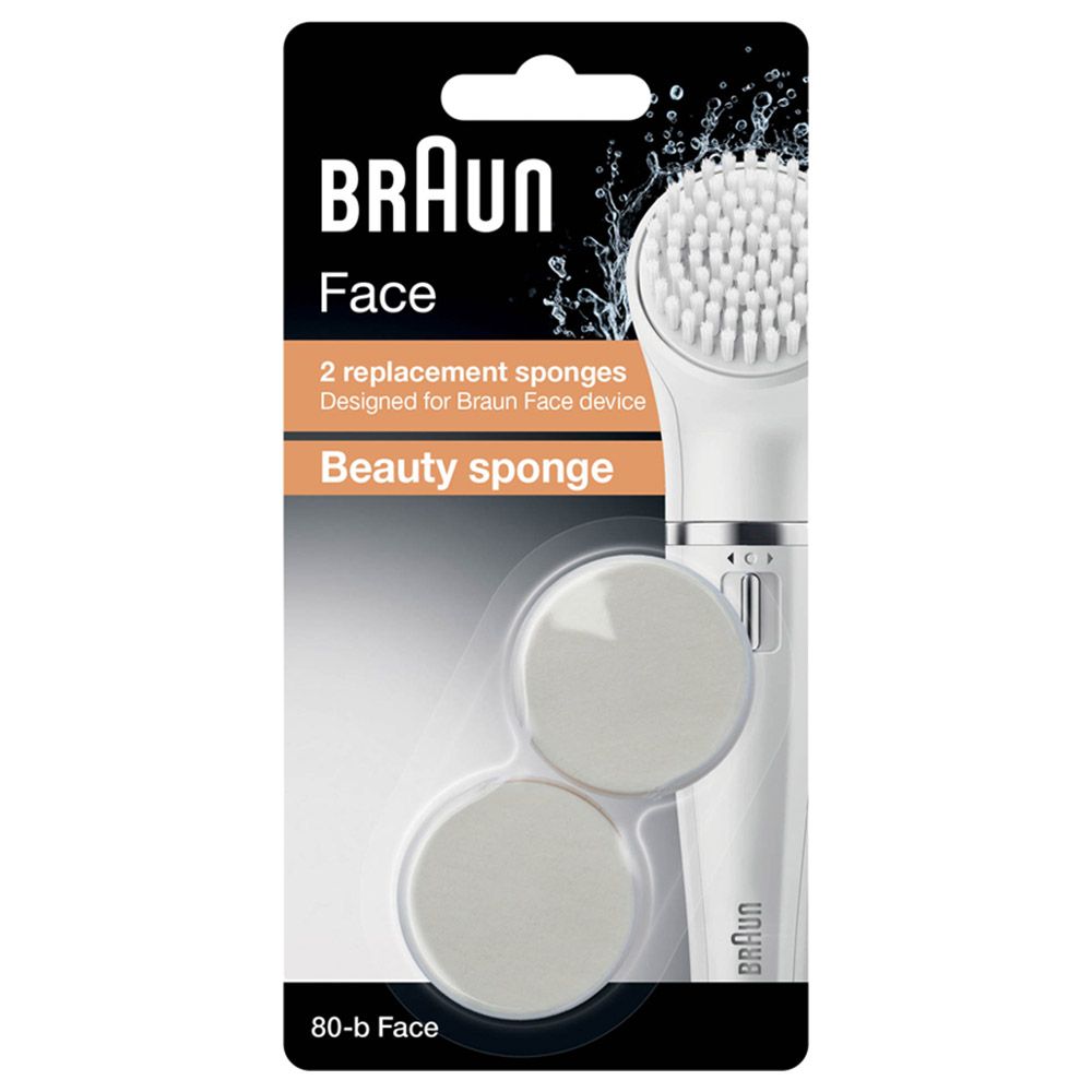 Braun - SE 80-B Face Beauty Sponge Refill - White