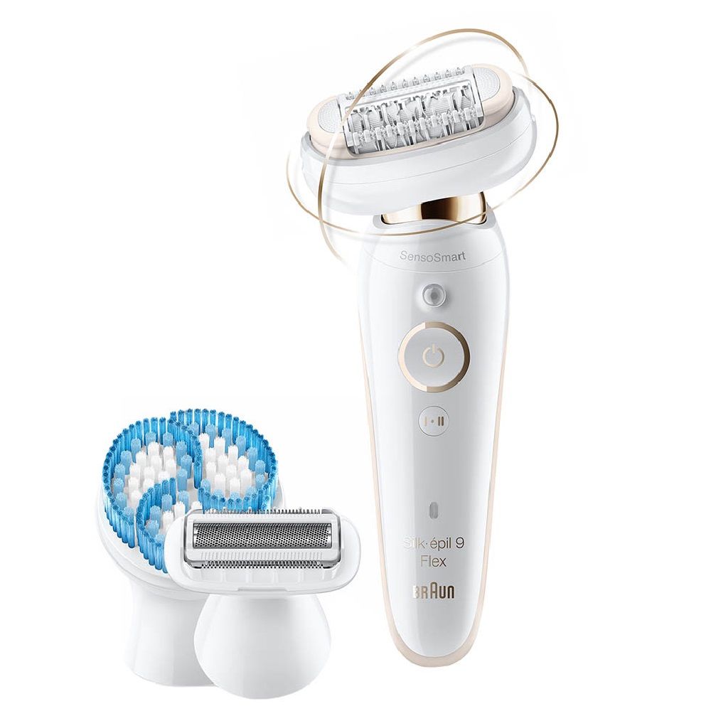 Braun - 3D Silk 9 Flex Beauty Set Epilator - White