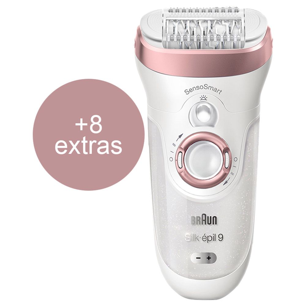 Braun - Silkepil 9 Skin Spa SensoSmart Wet & Dry Beauty Set