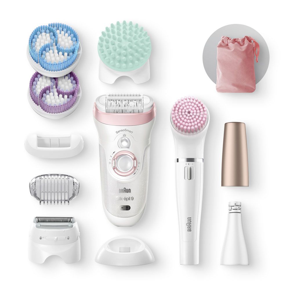 Braun - Silkepil 9 Skin Spa SensoSmart Wet & Dry Beauty Set