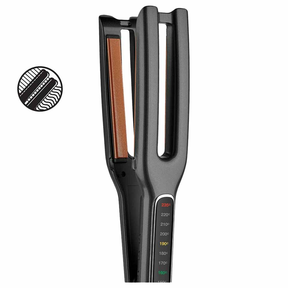 Revlon - Copper Ceramic Dual Plate Straightener - Black