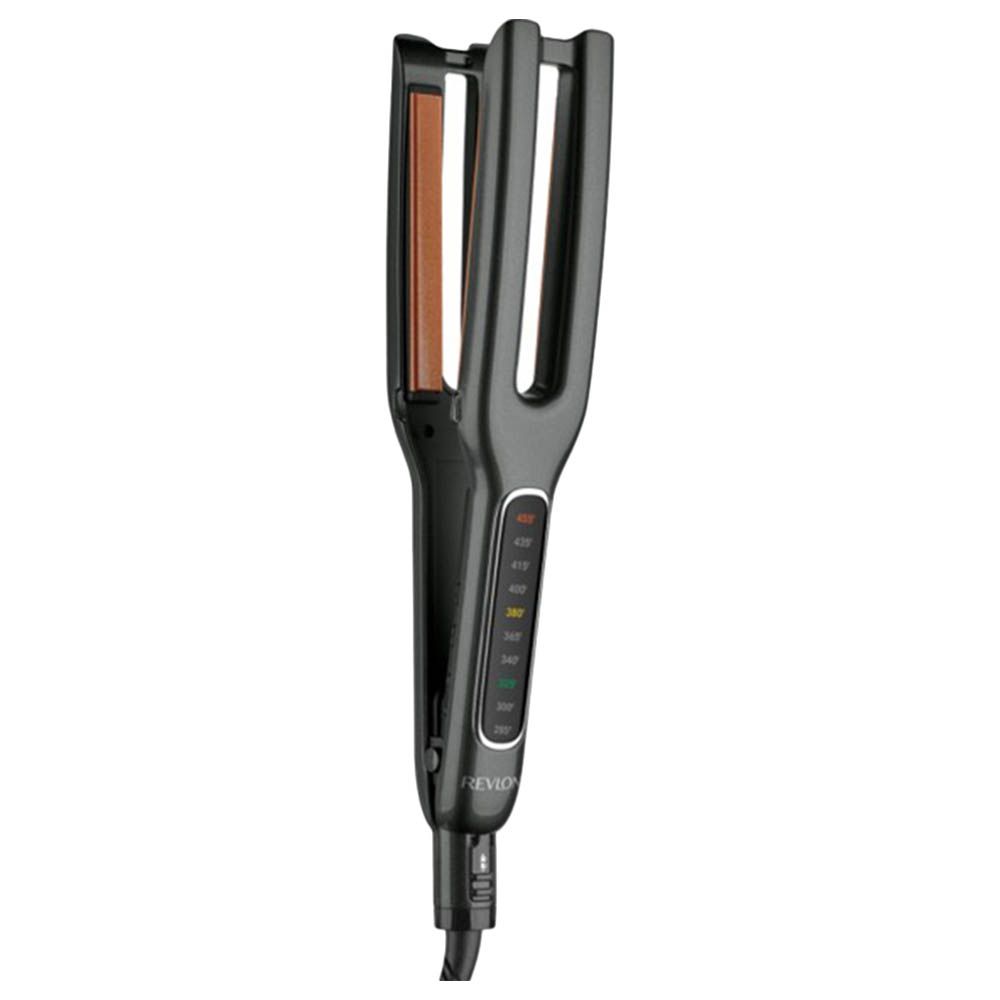 Revlon - Copper Ceramic Dual Plate Straightener - Black