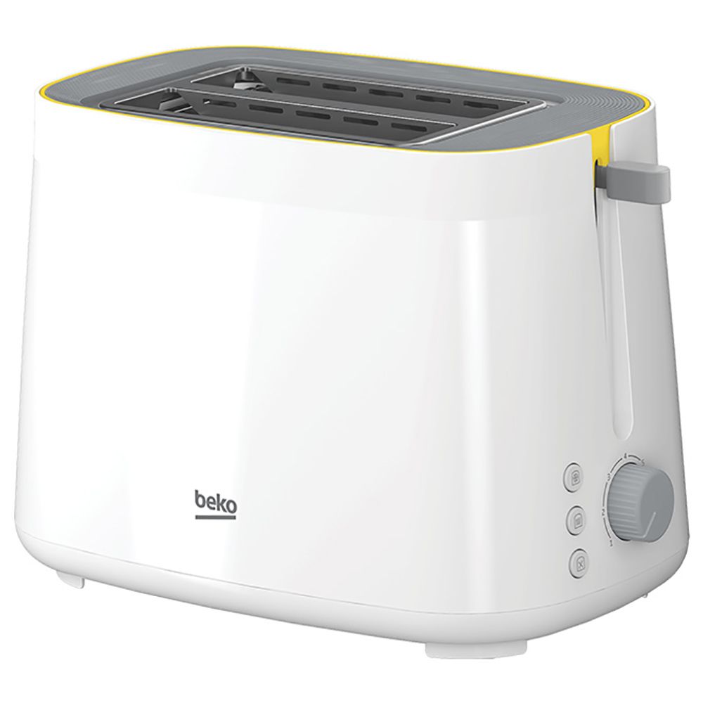 Beko - 2 Slice Toaster - White Creamy - 800W