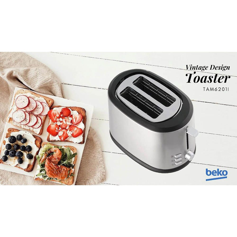 Beko - Toaster - Stainless Steel