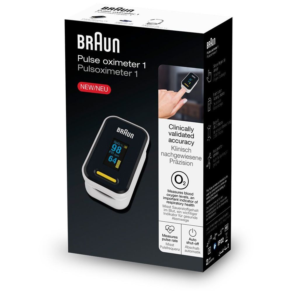 Braun YKK81CEU OLED Display Pulse Oximeter 1