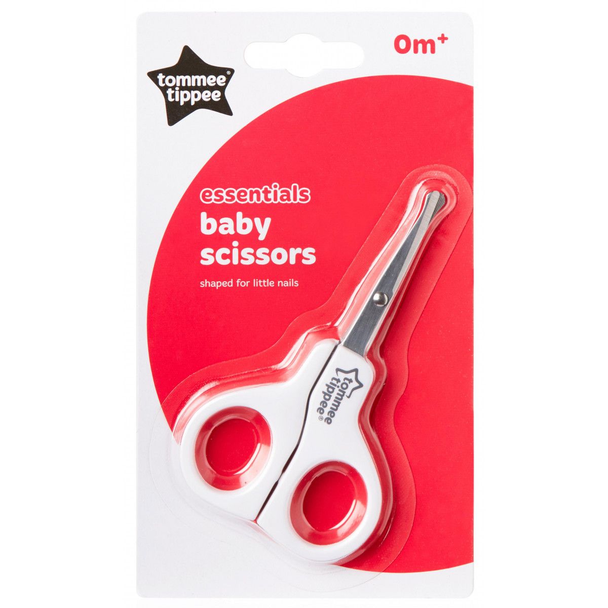 Tommee Tippee Essentials Baby Nail Scissors, Pack of 1-White