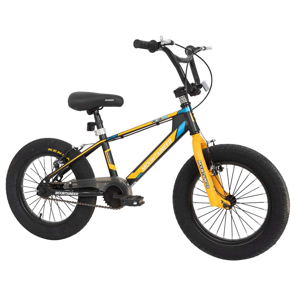 Mogoo - Mountaineer Kids Bike - 16-inch - Yellow