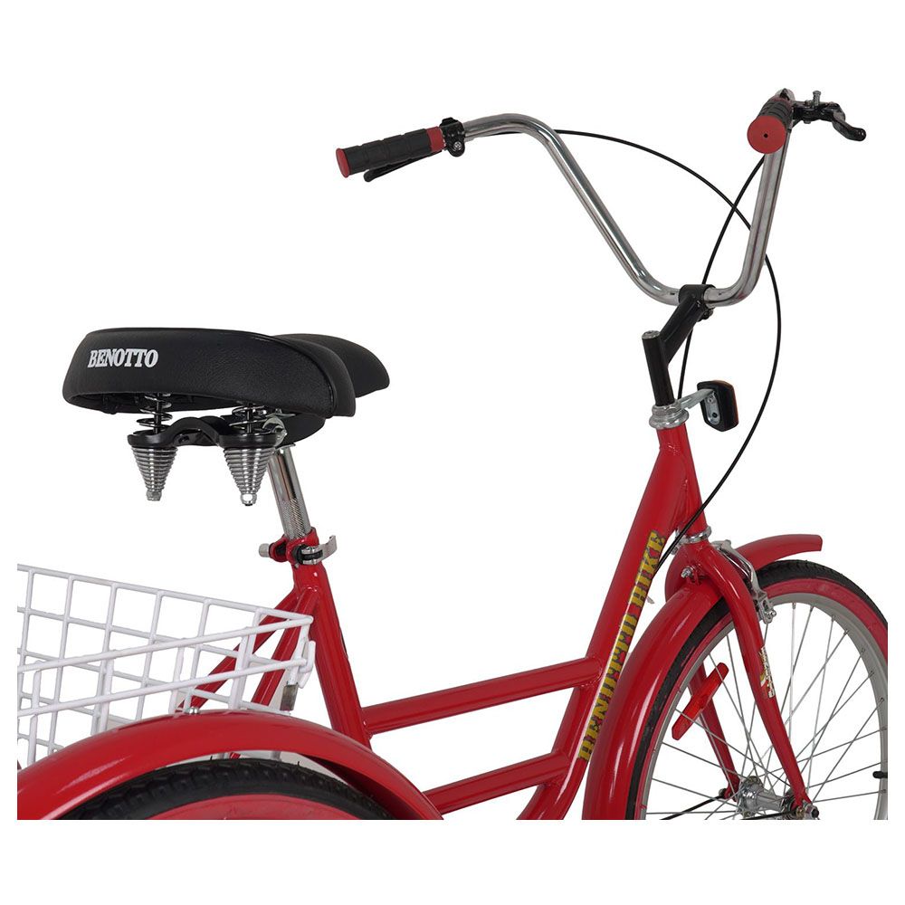 Mogoo - Benotto Adult Tricycle 24-inch - Red