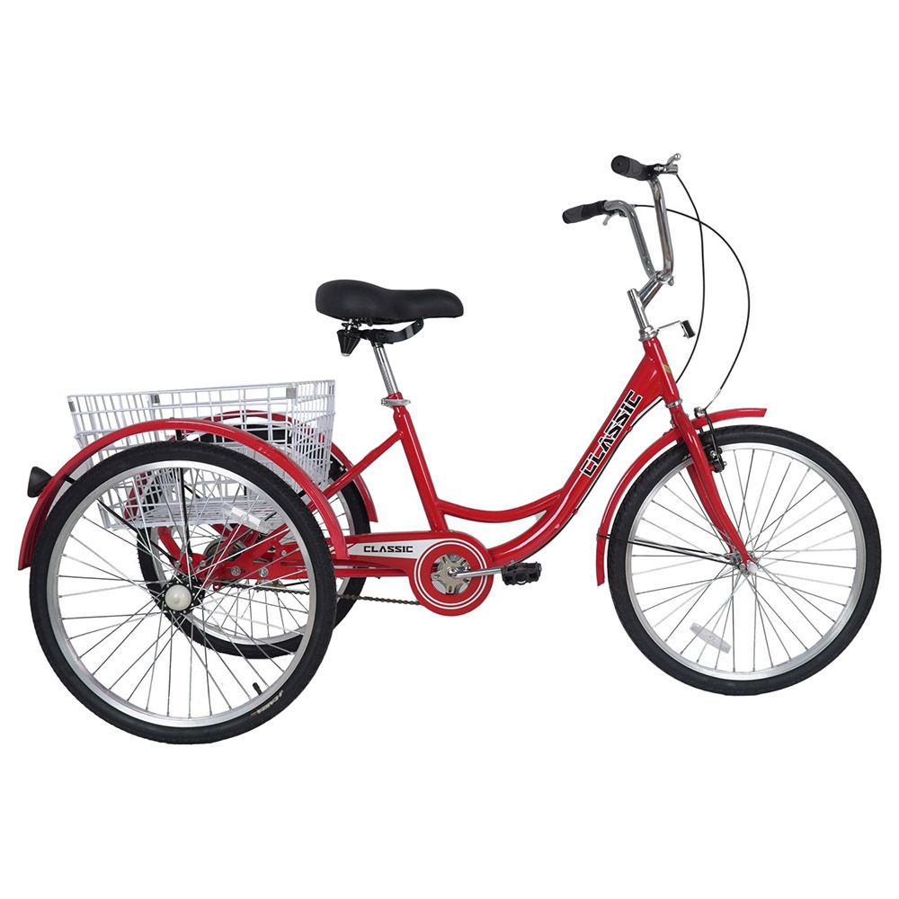 Vaux - Classic Adult Tricycle 24-inch - Red