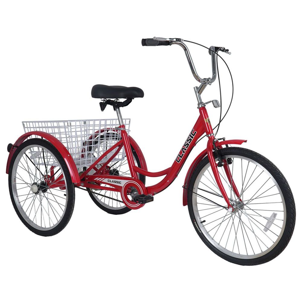 Vaux - Classic Adult Tricycle 24-inch - Red