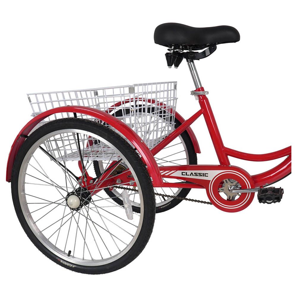 Vaux - Classic Adult Tricycle 24-inch - Red