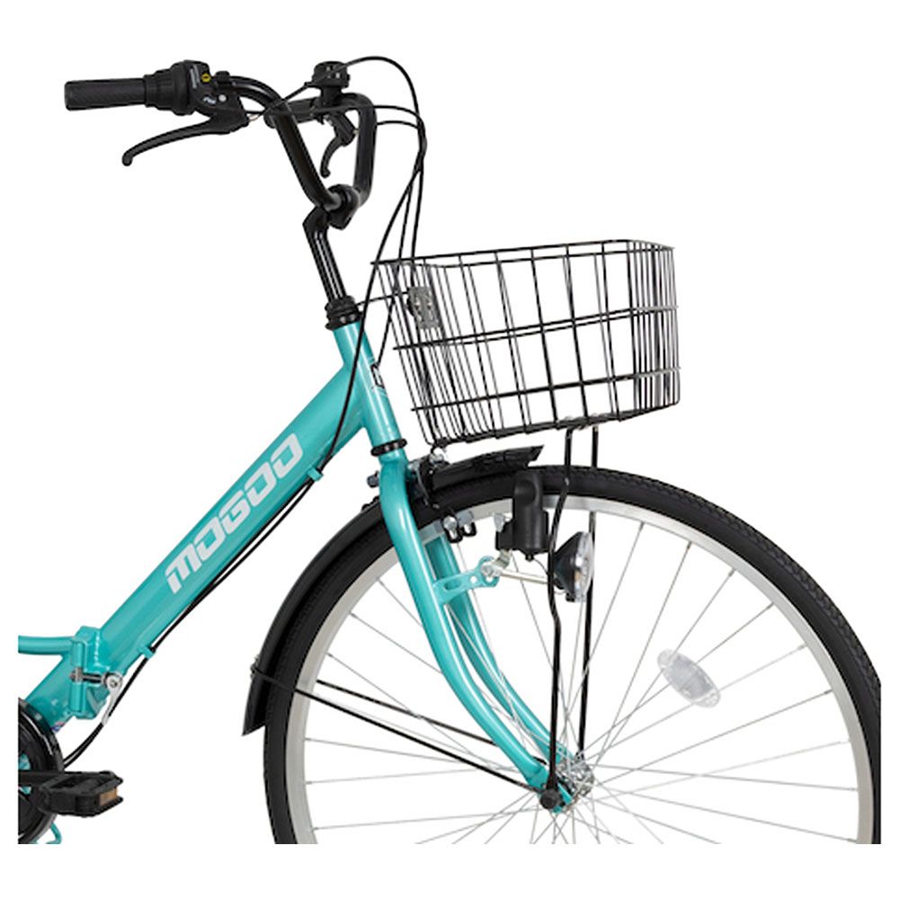 Mogoo - Fusion Folding City Bike - 26-inch - Green