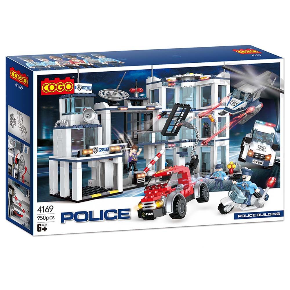 Cogo - Police Station Building Blocks - 950pcs