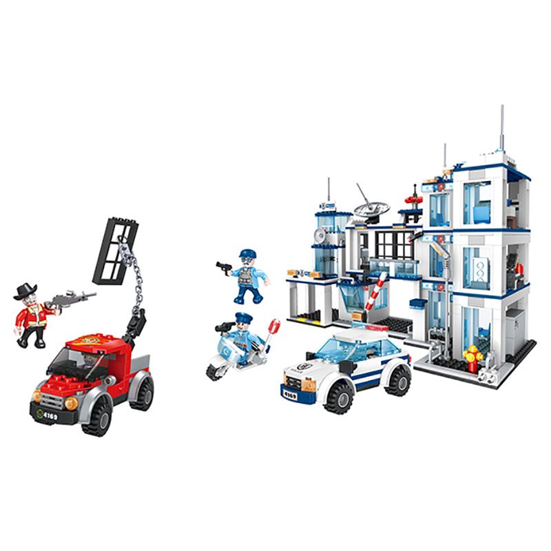 Cogo - Police Station Building Blocks - 950pcs