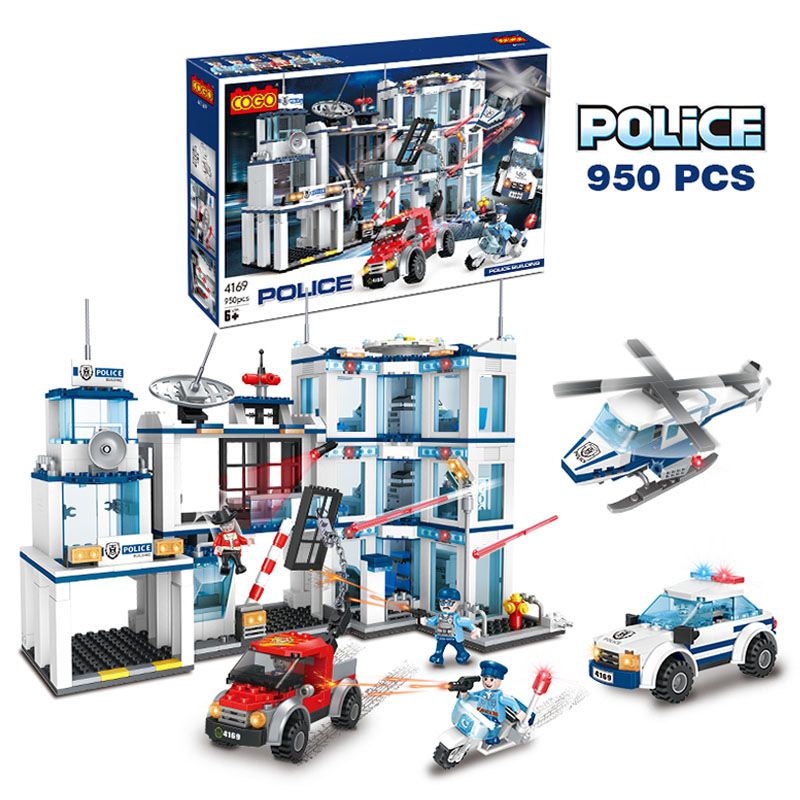 Cogo - Police Station Building Blocks - 950pcs