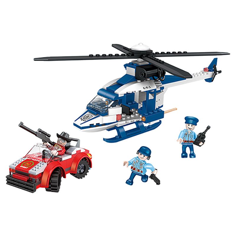 Cogo - Police Pursuit Building Blocks - 229pcs